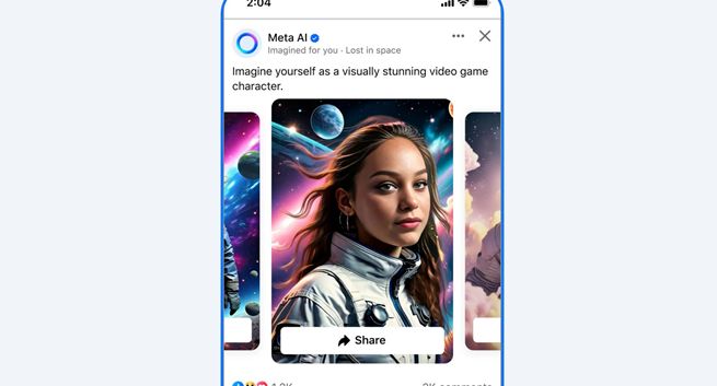 Meta testuje wpisy generowane przez sztuczną inteligencję