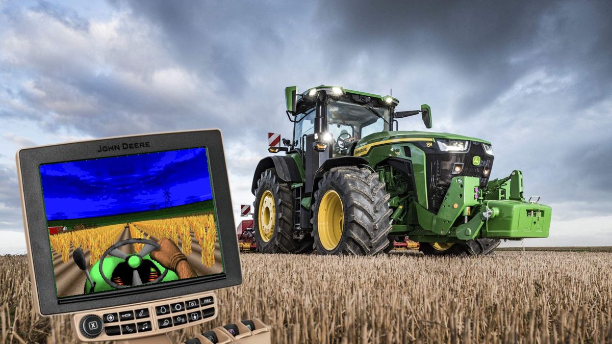 Haker zagrał w DOOM-a na ciągniku John Deere.