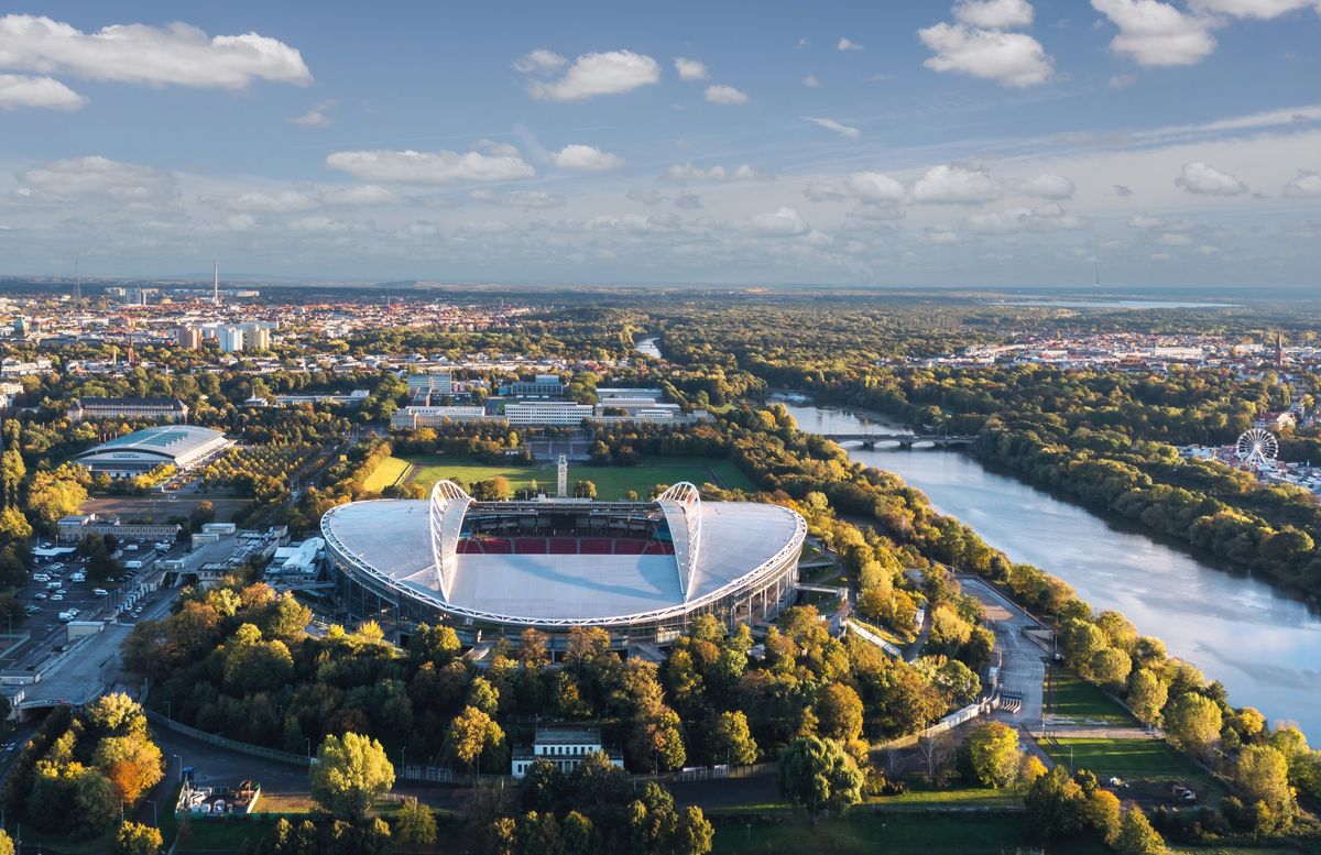 Stadion w Lipsku położony jest jedynie 2 km od centrum miasta