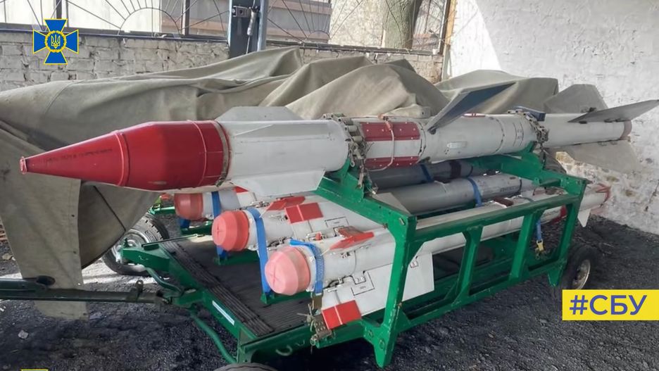 SBU odkryła tajny rosyjski magazyn.