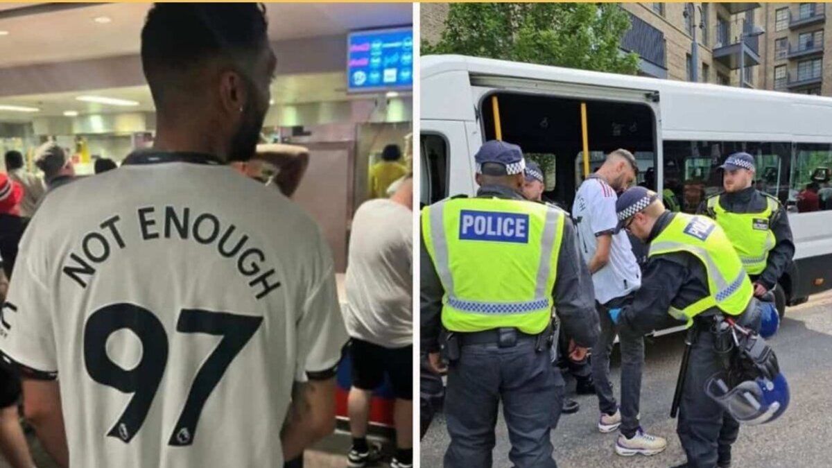 Kibic trafił spod stadionu Wembley do aresztu