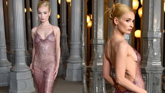 Kim Petras zachwyca w "nagiej" sukience na gali LACMA (ZDJĘCIA)