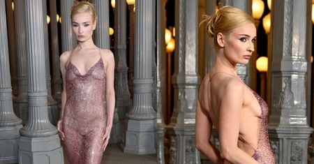Kim Petras zachwyca w "nagiej" sukience na gali LACMA (ZDJĘCIA)