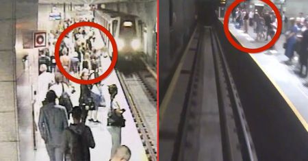 Warszawa: próbował wepchnąć kobietę pod nadjeżdżające metro. Jest nagranie