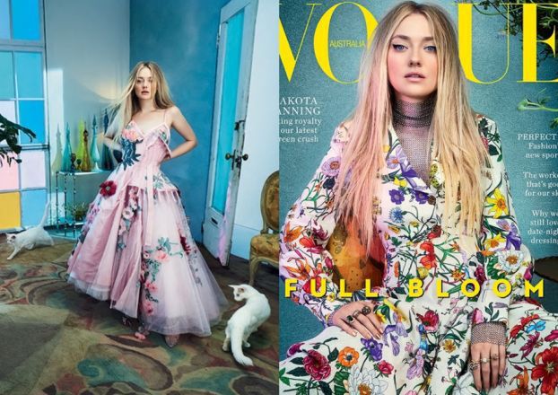 23-letnia Dakota Fanning na okładce "Vogue'a"