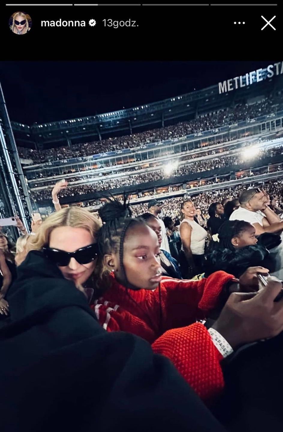 Madonna na koncercie Beyonce