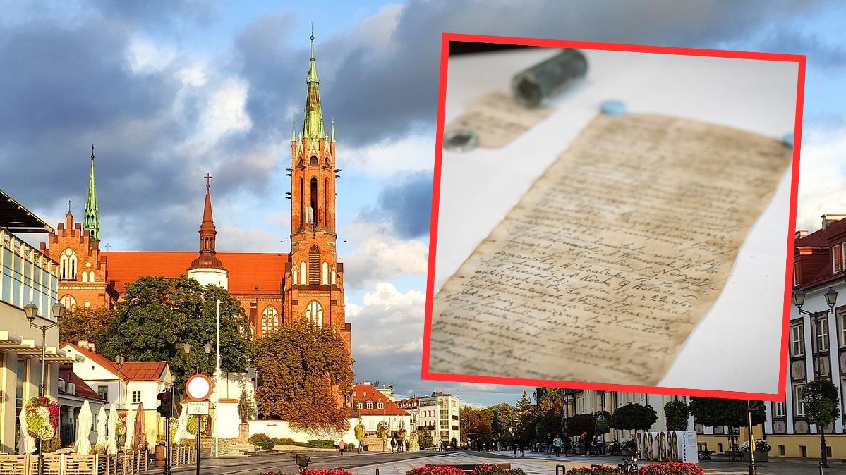  W Białymstoku odnaleziono list sprzed 120 lat
