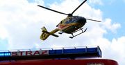 Elektryk porażony prądem. Przyleciał śmigłowiec ratowniczy