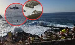 Tragedia na Teneryfie. Mamy nagrania z dramatycznej akcji