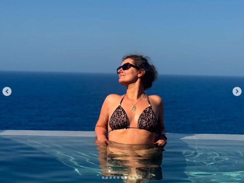 Zofia Zborowska w bikini na wakacjach z mężem
