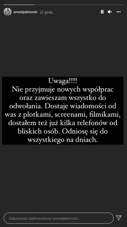 Ewel0na i Arnold Jabłoński rozstali się