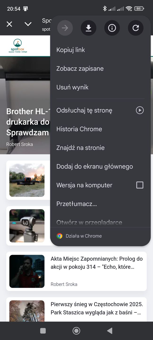 Instalacja oficjalnej apalikacji spotBOX