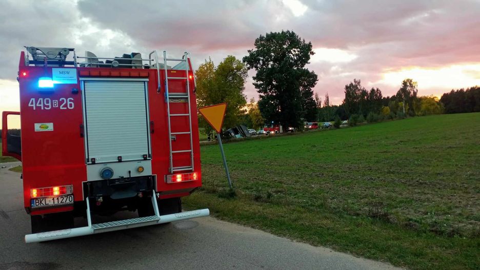 Wypadek z udziałem wojskowej karetki
