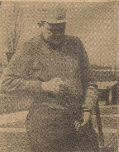 Zygmunt Kiszkurno w trakcie zawodów