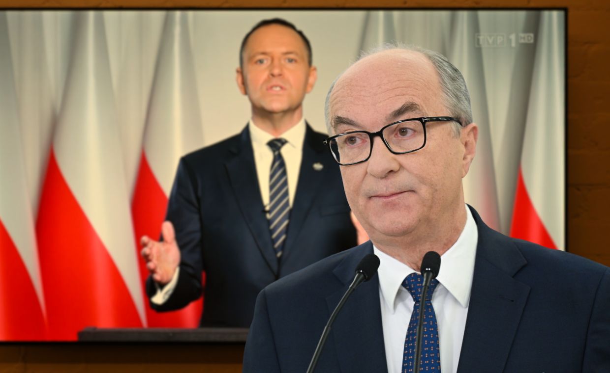 "To jest cień wiatru". Marszałek reaguje na weto Nawrockiego do SAFE