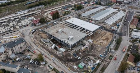 Nowy dworzec autobusowy gotowy w 60 proc. W poniedziałek otwarcie ulic w rejonie Targów Lublin