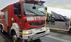 Trąba powietrzna w Józefowie. Żywioł pozrywał dachy