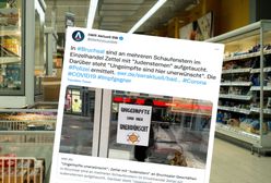 Protest przeciwko szczepieniom w Niemczech. Na sklepach kartki z "żydowską gwiazdą"