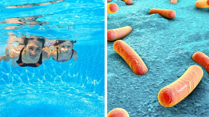 Trudną do wyleczenia bakterią możesz zarazić się, pijąc basenową wodę