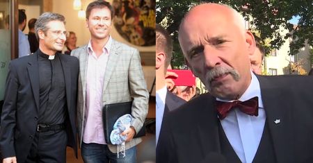 Korwin-Mikke o księdzu-geju: "Problemem nie są homoseksualiści. Są nim, tfu, geje!"