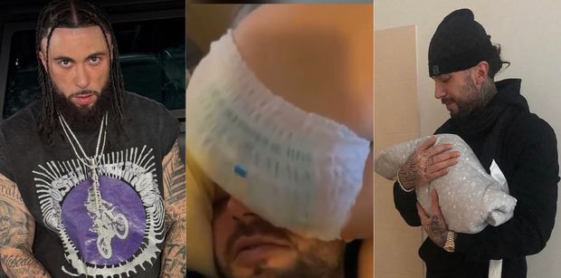 Malik Montana z NIEMOWLAKIEM NA TWARZY świętuje Dzień Ojca. Pokazał swoje dzieci i oznajmił: "Chcę przynajmniej SIÓDEMKĘ" (ZDJĘCIA)