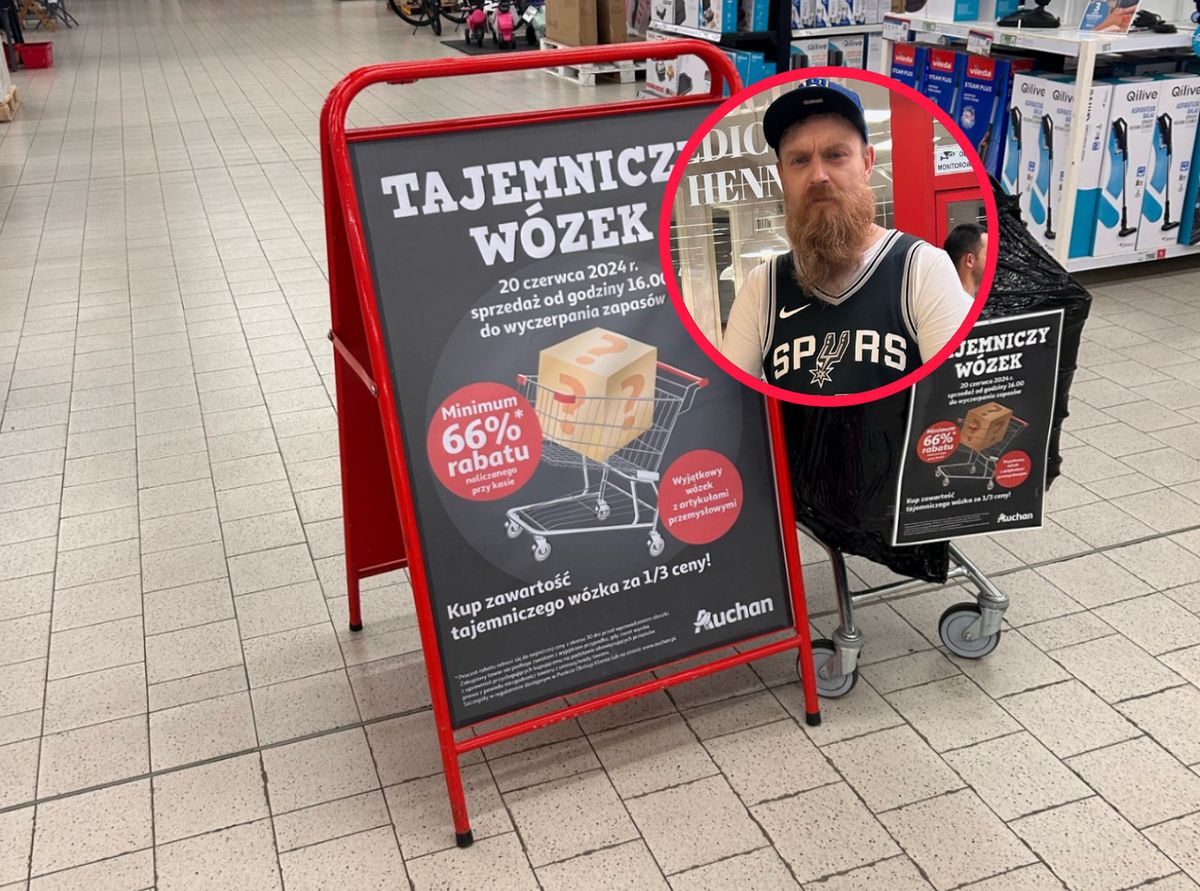 Kupiłem koszyk niespodziankę w Auchan 