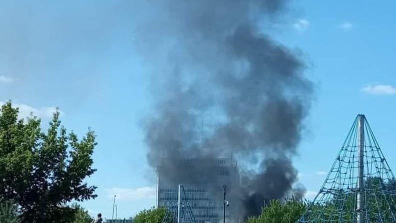 W Warszawie doszło do pożaru autobusu