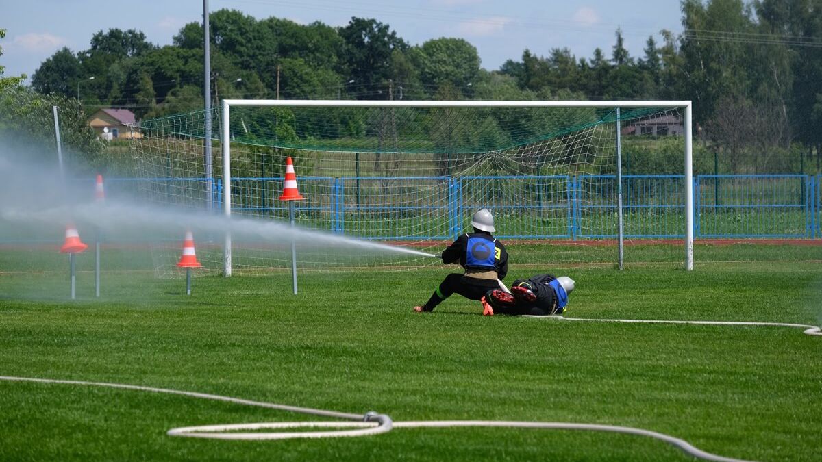 Gminne zawody sportowo-pożarnicze w Bełżycach 2024