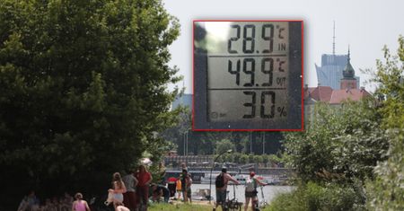 To nie fotomontaż. Od razu chwycił za telefon. Zdjęcie z Warszawy
