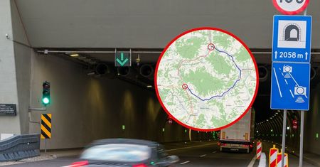 Nocne zamknięcia tunelu. Utrudnienia na Zakopiance