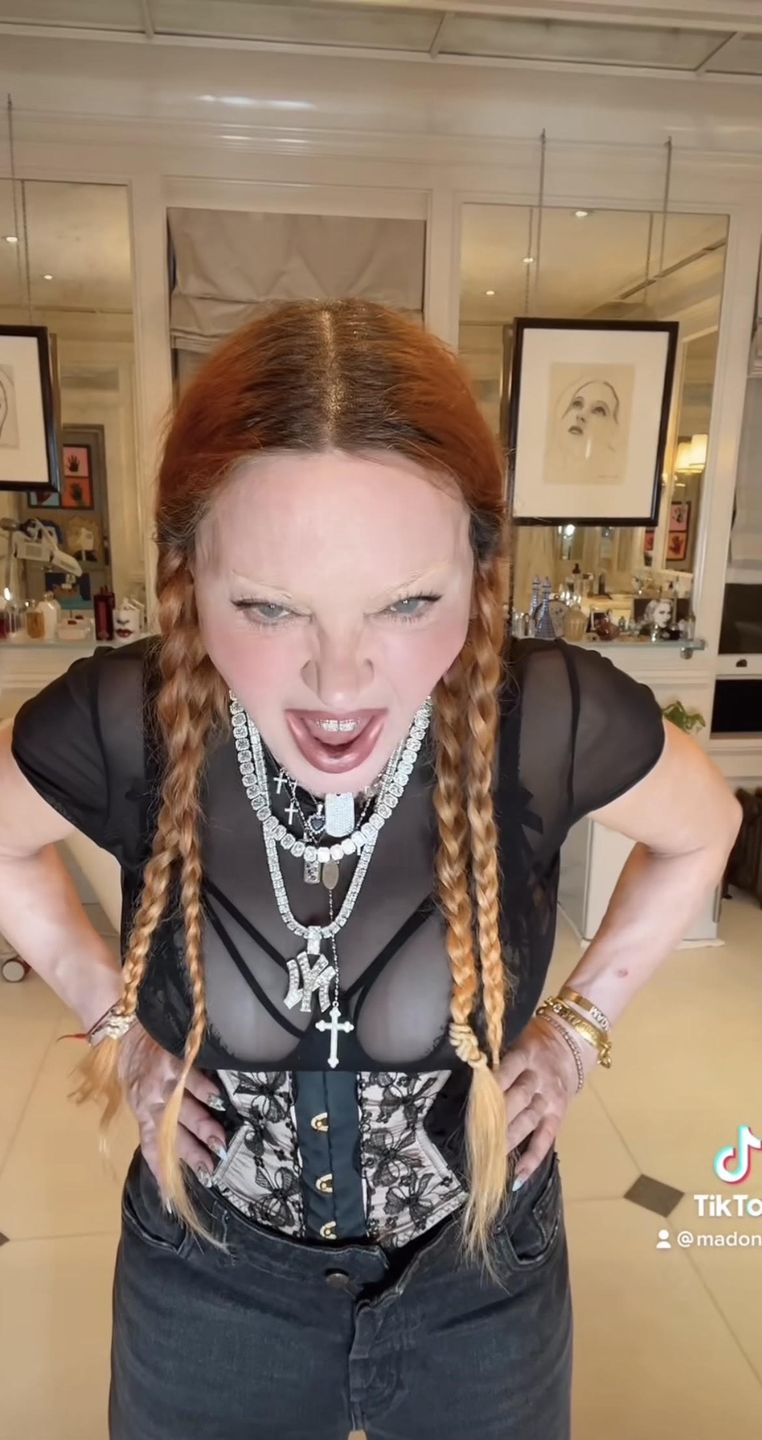 Madonna publikuje nowe TikToki, a fani są przerażeni