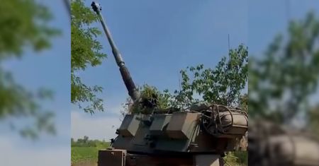 Polskie armatohaubice Krab miażdżą Rosjan. Nagranie Ukraińców z akcji