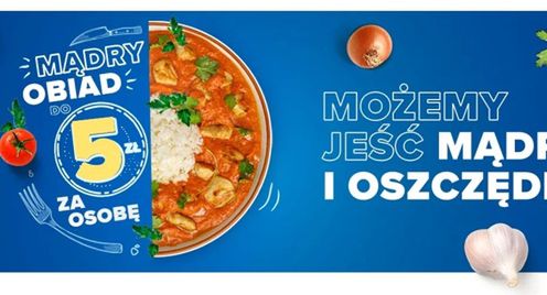 Katarzyna Bosacka promuje tanie "mądre obiady" w Carrefour