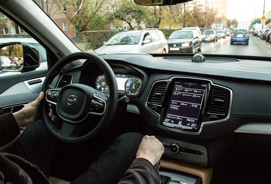 Volvo XC90 - podczas jazdy