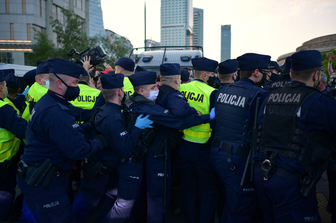 Warszawa. Policja podsumowała piątkowy protest