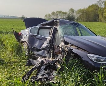 Zderzenie trzech samochodów w Toruniu. Podróżowało nimi łącznie 9 osób