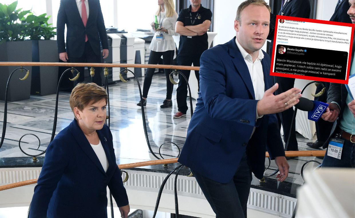 Beata Szydło i Marcin Mastalerek