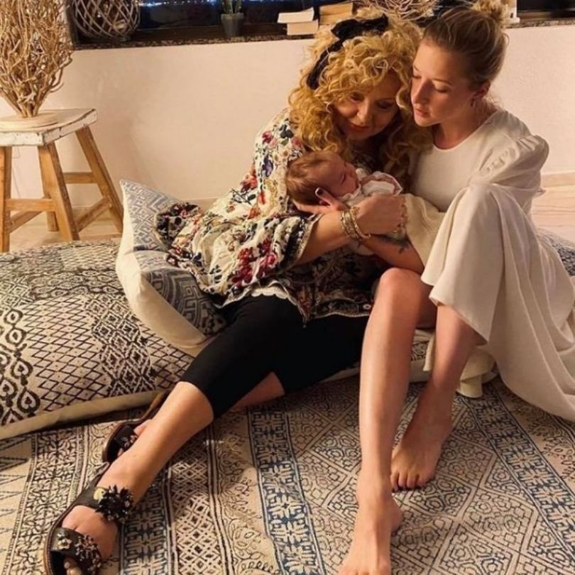 Magda Gessler z córką Larą i wnuczką Neną