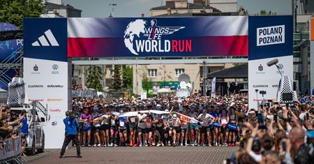 Meta goni biegaczy ulicami Poznania. Tysiące uczestników wystartowało w Wings for Life World Run