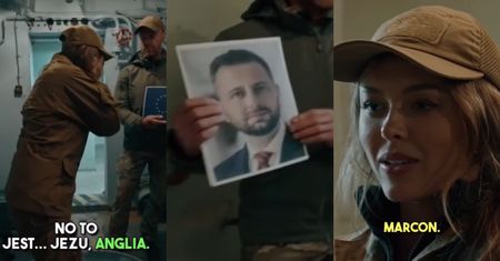 "Nasi w mundurach". Joanna Opozda nie rozpoznała flagi Unii Europejskiej i Władysława Kosiniaka-Kamysza. Prezydenta Francji zaś nazwała "Marconem"