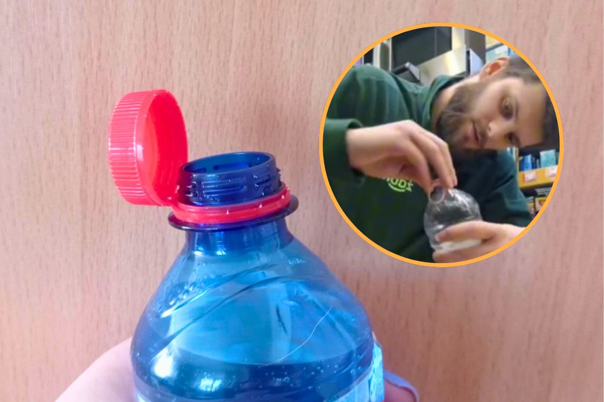 Odkrył, po co są nowe nakrętki przy butelkach. Ludzie niepotrzebnie się denerwują