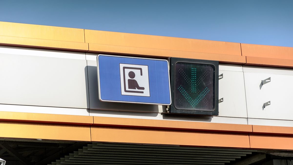 Punkt poboru opłat na autostradzie