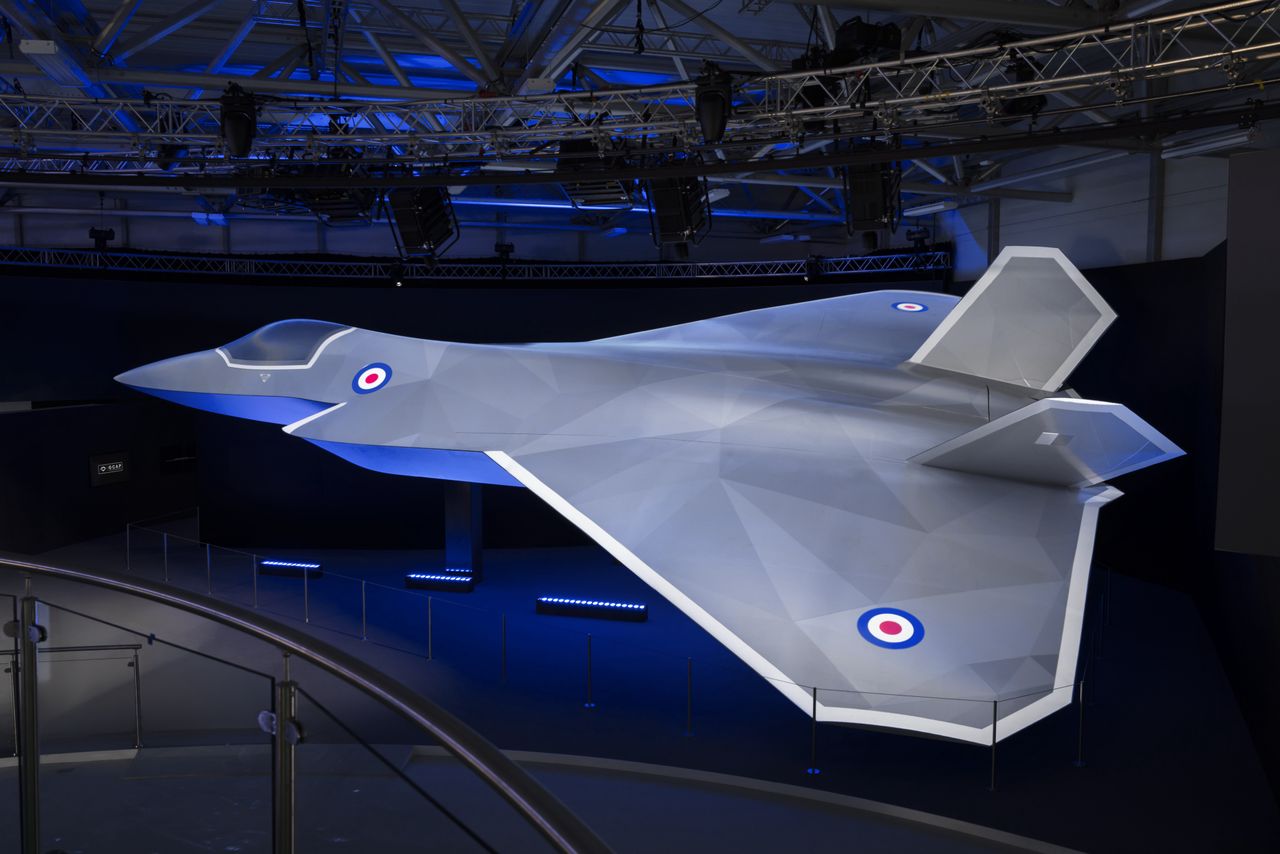 New 6th gen combat aircraft model unveiled at Farnborough air show