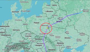 Samoloty cywilne latają do Rosji przez Polskę. Na zlecenie biur podróży