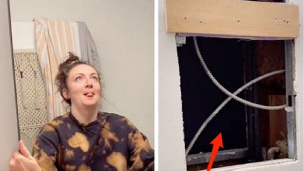 TikTokerka znalazła za lustrem wejście do innego mieszkania