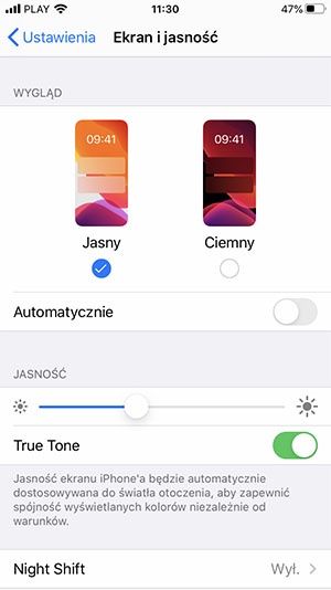 iPhone SE 2020 ustawienia