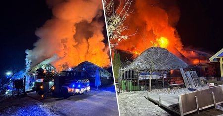 Pożar w klubie. Trwa dogaszanie, poszkodowany strażak