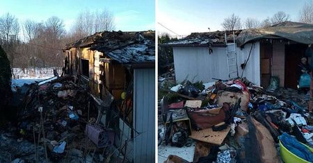 Pożar w Garbowie. W jeden wieczór stracili dorobek życia. Teraz liczą na pomoc