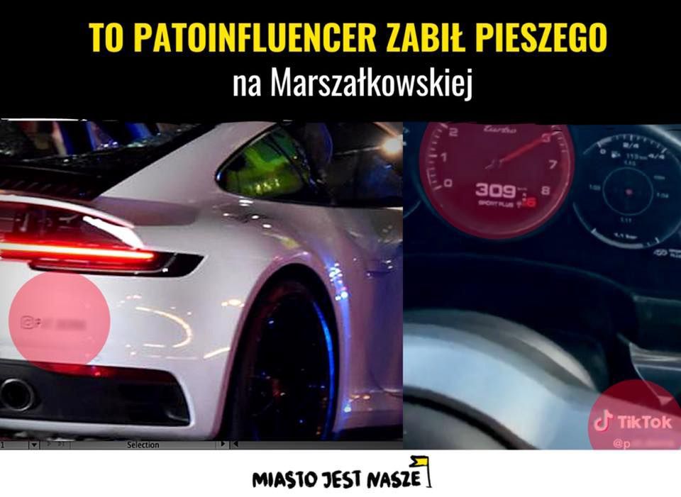 Patoinfluencer zabił pieszego na jezdni? 