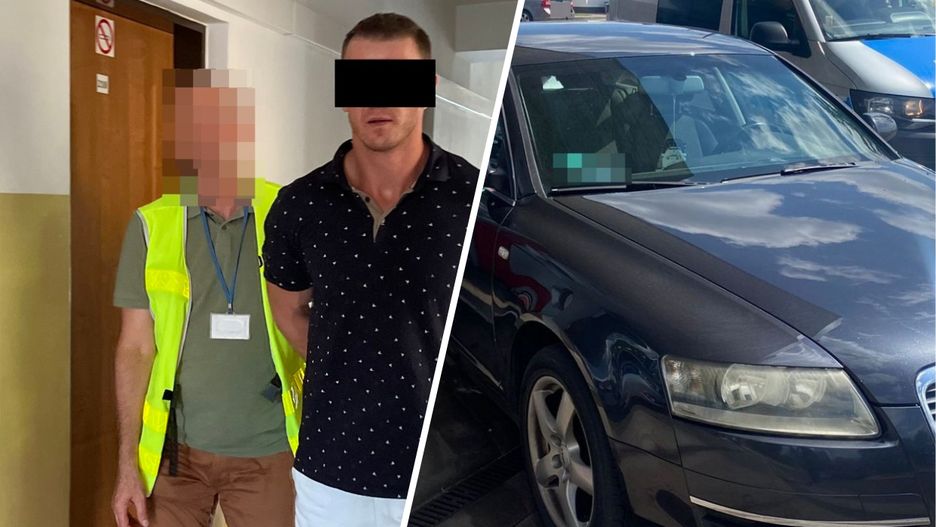 Krzysztof M. po zatrzymaniu przez policję